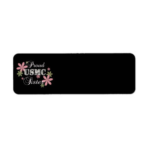 Étiquette Soeur d'usmc [camo de la Floride]