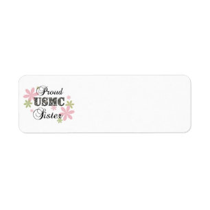 Étiquette Soeur d'usmc [camo de la Floride]