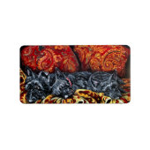 Étiquette Sofa Terrier écossais (Devant)