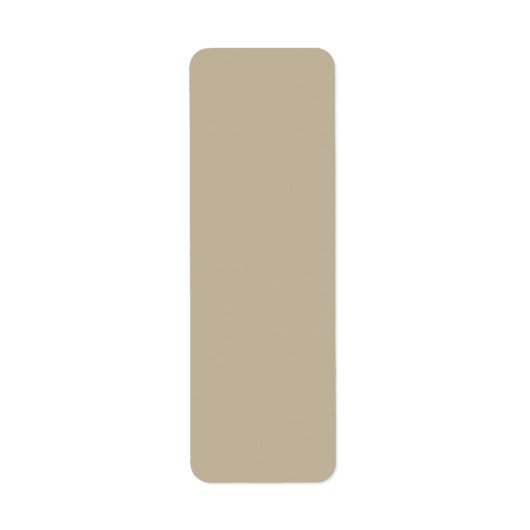 Étiquette Soft Light Beige Background – Wedding Design (Devant)