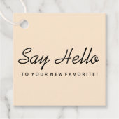 Étiquette Soft Pink Business Packaging (Devant)