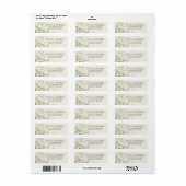 Étiquette Soft Vintage Baby's Breath (Feuille entière)