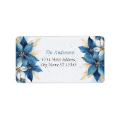 Étiquette Soirée de Noël moderne (Devant)