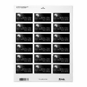 Étiquette Soirée Disco Disco Ball (Feuille entière)