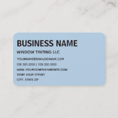 Étiquette solaire de la fenêtre de voiture (Dos)