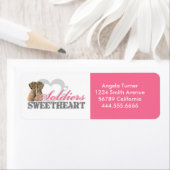 Étiquette Soldats Chérie (En situation)