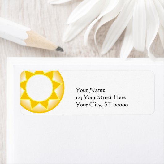 Étiquette Soleil (En situation)