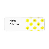 Étiquette Soleil (Devant)