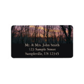 Étiquette Soleil d'hiver II (Devant)