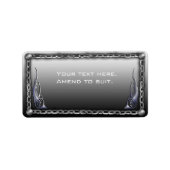 Étiquette solide (Devant)