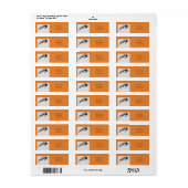 Étiquette Sorcière effrayante Broom Thunder_Cove Halloween (Feuille entière)