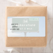 Étiquette Sortie Bakersfield (En situation)