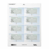 Étiquette Sortie Bakersfield (Feuille entière)