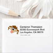 Étiquette Sortie de la langue TAZ™ (En situation)