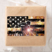 Étiquette Soudage des étincelles et flammes (En situation)