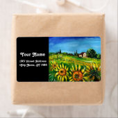 ÉTIQUETTE SOUFFRANCES ET CAMPAGNE EN TOSCANE (En situation)