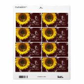 ÉTIQUETTE SOUFFRE ET HONEY BEE, MAINTIEN DE L'OEUVRE, OEUVRE (Feuille entière)