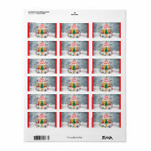 Étiquette Soul de Noël (Feuille entière)