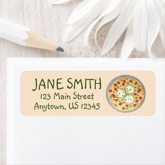 Étiquette Soupe de bal Matzo Matzah Cuisine juive Pâque (En situation)