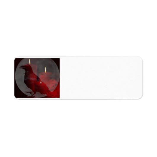 Étiquette "Sous ton sort en rouge" (Devant)
