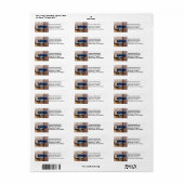 Étiquette Sous Verrouillage et clé (Feuille entière)