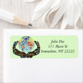 Étiquette Soyez Un Avec La Terre (En situation)