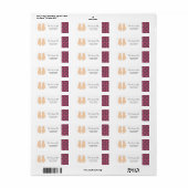 Étiquette Spa (Feuille entière)