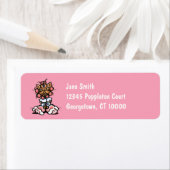 Étiquette Spa Yorkie Pink (En situation)