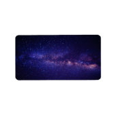 Étiquette Space Galaxy Star Motif (Devant)