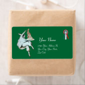 Étiquette SPAGHETTI PARTY CUISINE ITALIENNE, RESTAURANT vert (En situation)