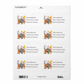 Étiquette Spectateurs de cirque (Feuille entière)