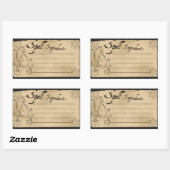 ÉTIQUETTE SPELL INGREDIENTS (Feuille)