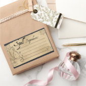 ÉTIQUETTE SPELL INGREDIENTS (Cadeaux)
