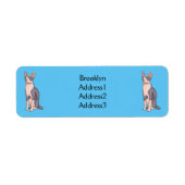 Étiquette Sphynx cat (Devant)