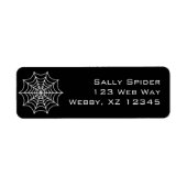 Étiquette Spider Web (Devant)