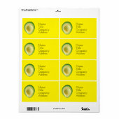 Étiquette Spirit Avocado 4Rita (Feuille entière)