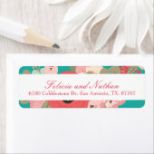 Étiquette Spring Garden Pastel (En situation)