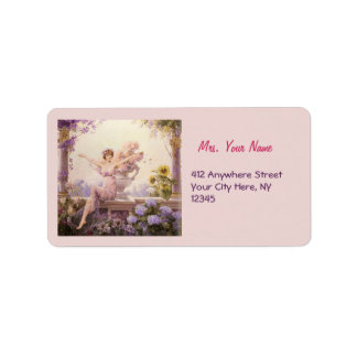 Étiquette Sprite Florale