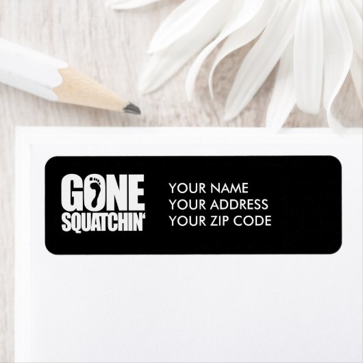 ÉTIQUETTE SQUATCHIN' - (En situation)