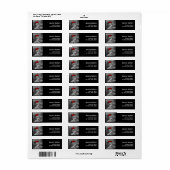 Étiquette Squirrel Lover Funny Artiste Adresse (Feuille entière)