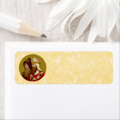 Étiquette SS. Cyril & Methodius (M 001) Parchemin (En situation)