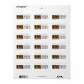 Étiquette St. Andrew Christmas Novena Tracker (Feuille entière)