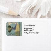 Étiquette St. Augustine Florida Poster du fort espagnol (En situation)