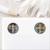 Étiquette St Benedict Medal Return Address (En situation)