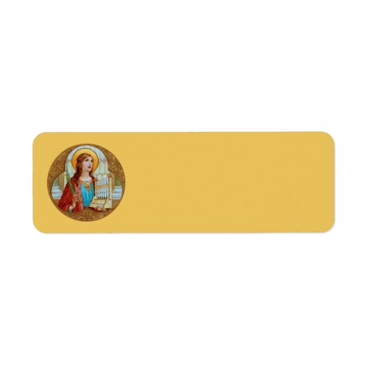 Étiquette St. Cecilia de Rome (BK 003) (Devant)
