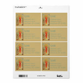 Étiquette St. Henry II, Empereur (BBS 10; Style 4) (Feuille entière)