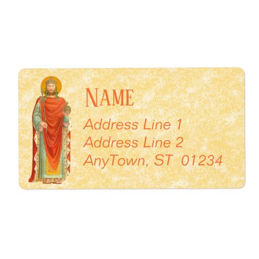 Étiquette St. Henry II, Empereur (BBS 10; Style 5) (Devant)