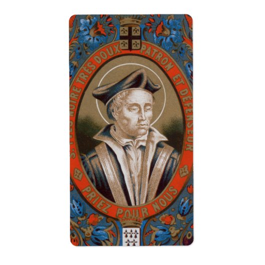 Étiquette St. Ivo de Kermartin (M 005) (Devant)