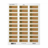 Étiquette St. John l'évangéliste (JMAS 06) (Feuille entière)