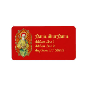 Étiquette St. Joseph d'une carte de commerce (TC 01)